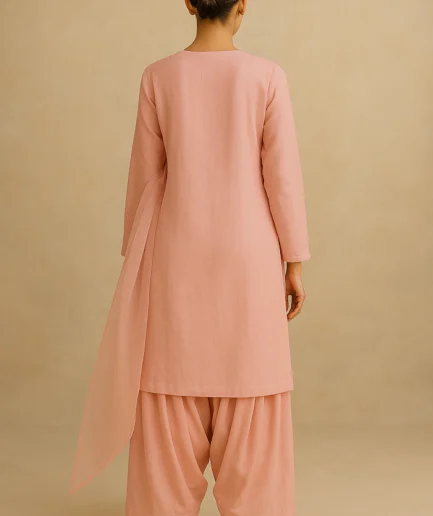 Pink Rose – Farshi Shalwar Kameez | Rang e Seher by Hannah Syed